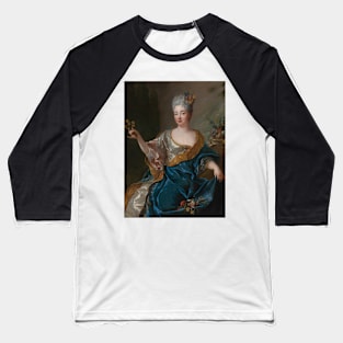 Portrait Of A Lady by Jean-Francois de Troy Baseball T-Shirt